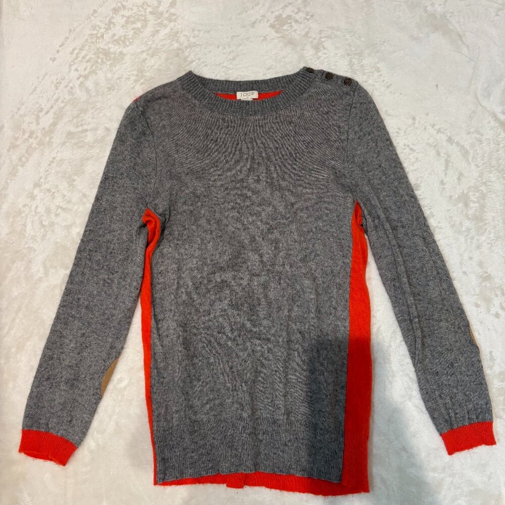 Vintage J.Crew Women’s Gray Knit Sweater – Size M